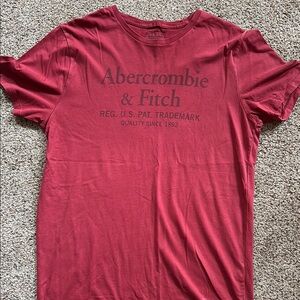 Abercrombie & Fitch Red T-Shirt
